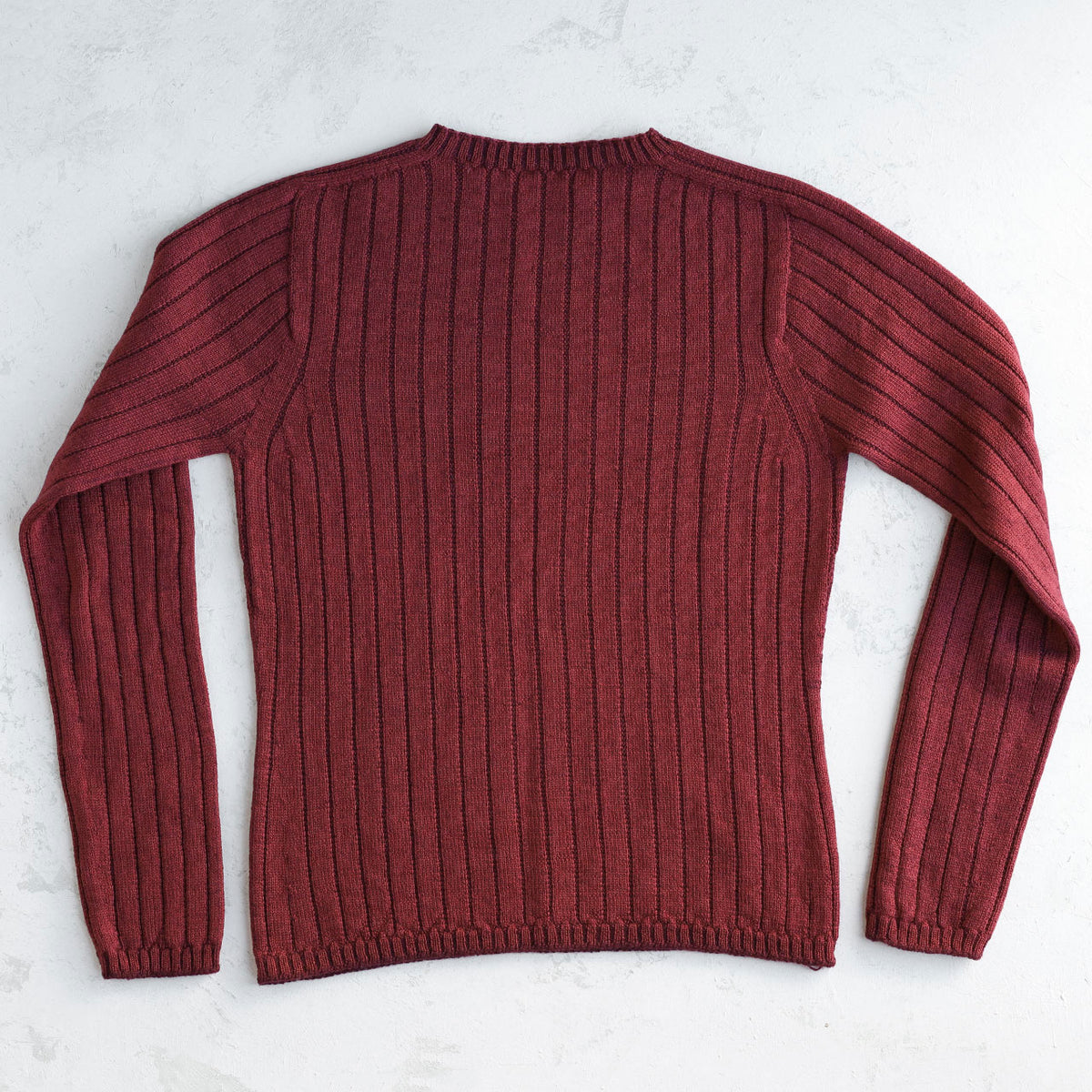 Nico Pullover - 100% Extra Fine Merino - Marsala