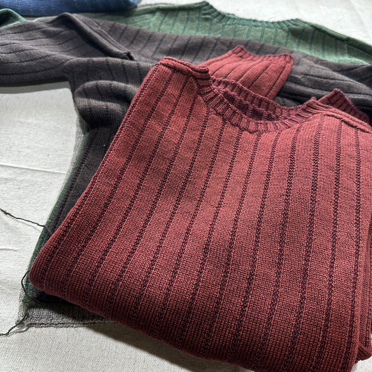 Nico Pullover - 100% Extra Fine Merino - Marsala