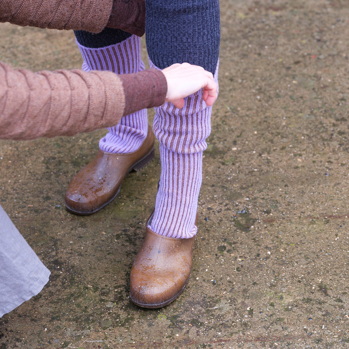 Stirrup Legwarmers - Chunky Alpaca/Wool