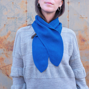 Triangle Knit Scarf - Extra Fine Merino - Primary Colours