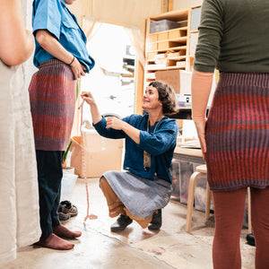 Mia Rib Knit Bellywarmer Skirt - Mini - 100% Extrafine Merino