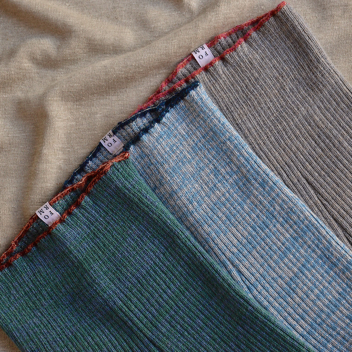 Harry Knitted Rib Leggings - 100% Extra Fine Merino - Grey
