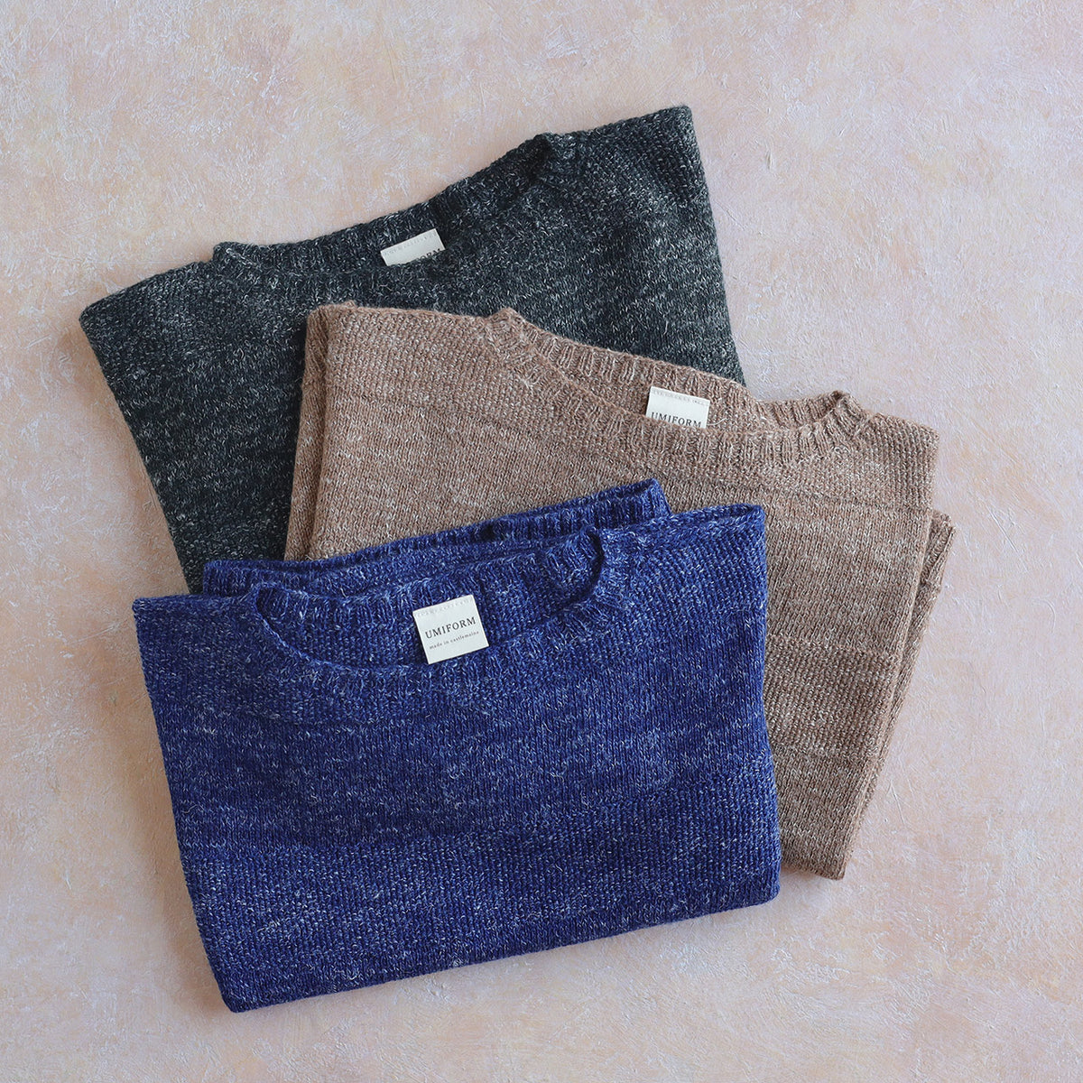 Moss Short Sleeved Knit - Hemp/Wool Marl