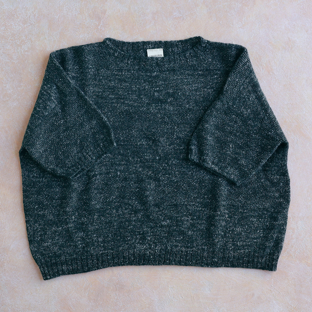 Moss Short Sleeved Knit - Hemp/Wool Marl