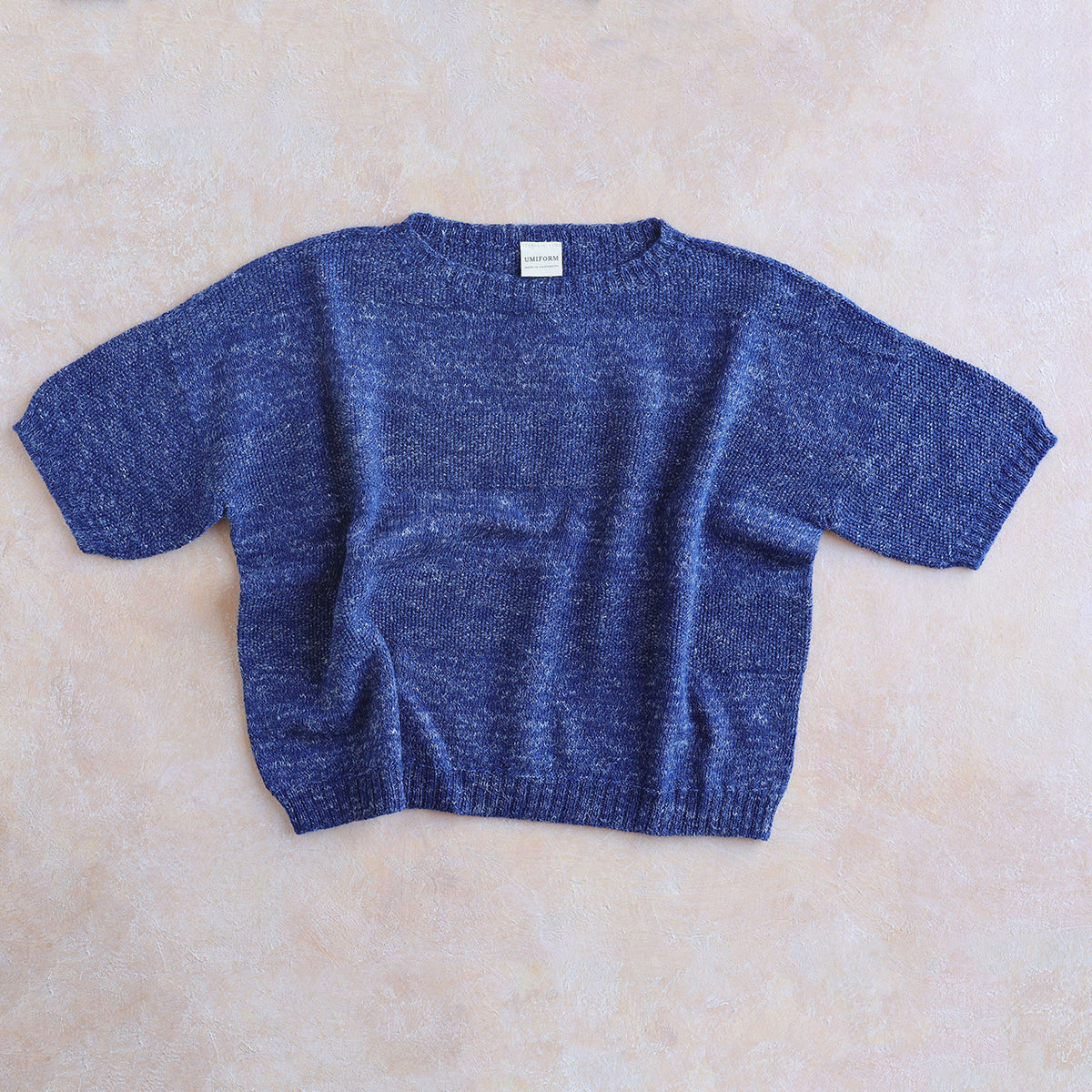 Moss Short Sleeved Knit - Hemp/Wool Marl