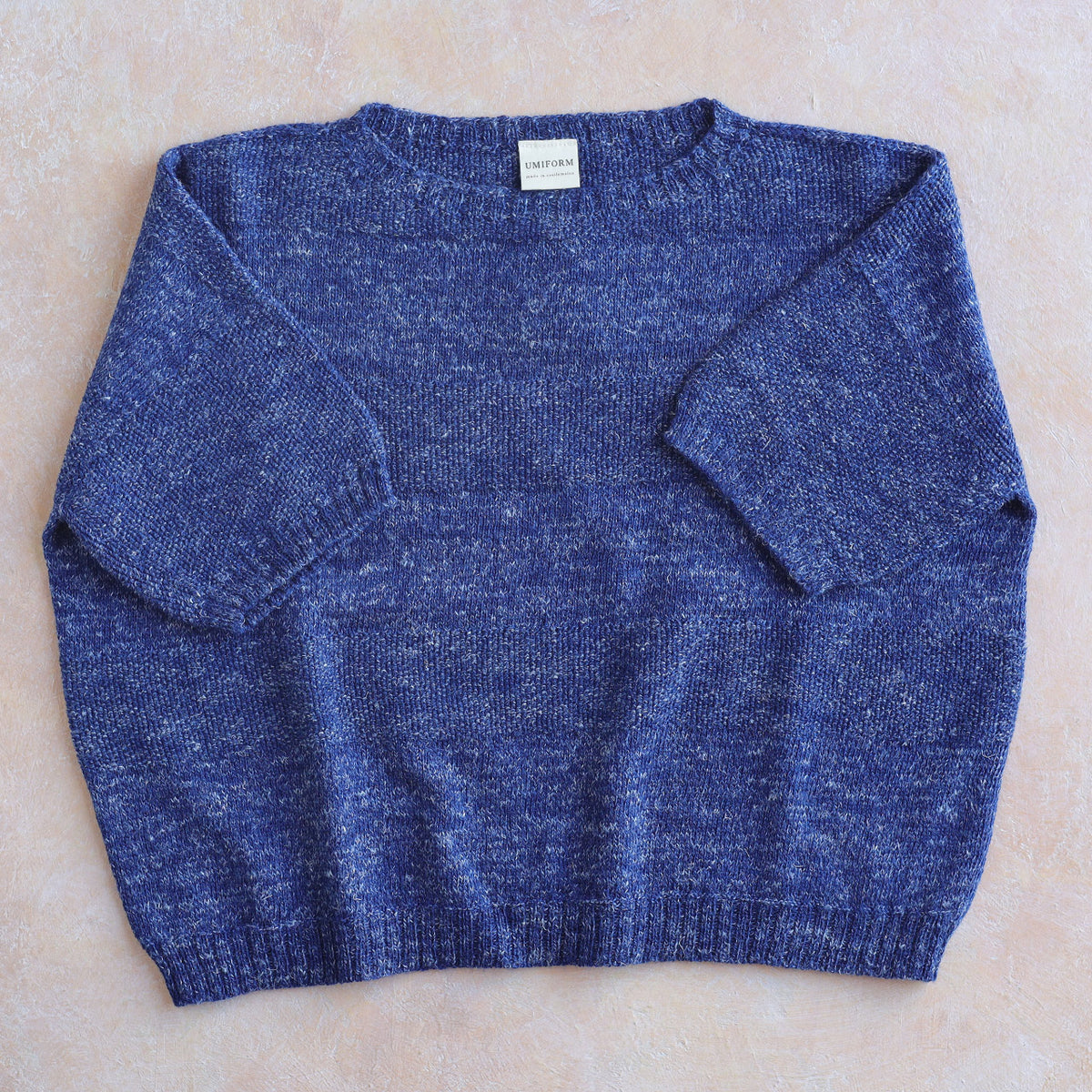 Moss Short Sleeved Knit - Hemp/Wool Marl