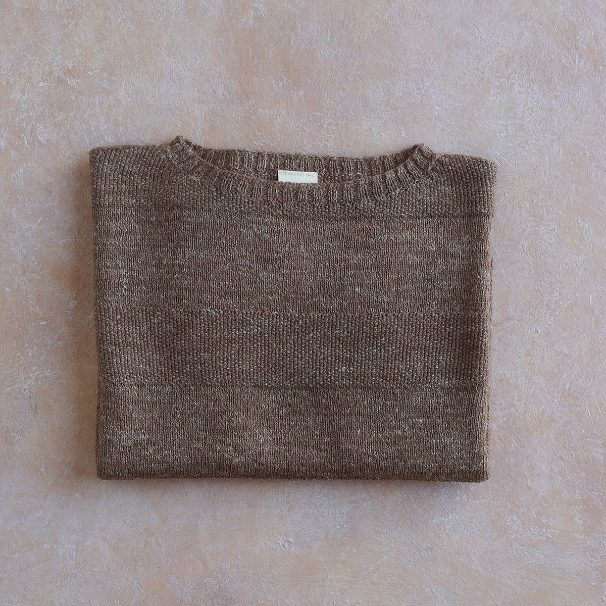 Moss Short Sleeved Knit - Hemp/Wool Marl