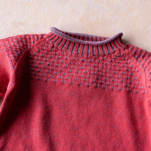 Smocked Baby Jumper - 100% Organic Plant Dyed GOTS Merino Wool (0-3y)