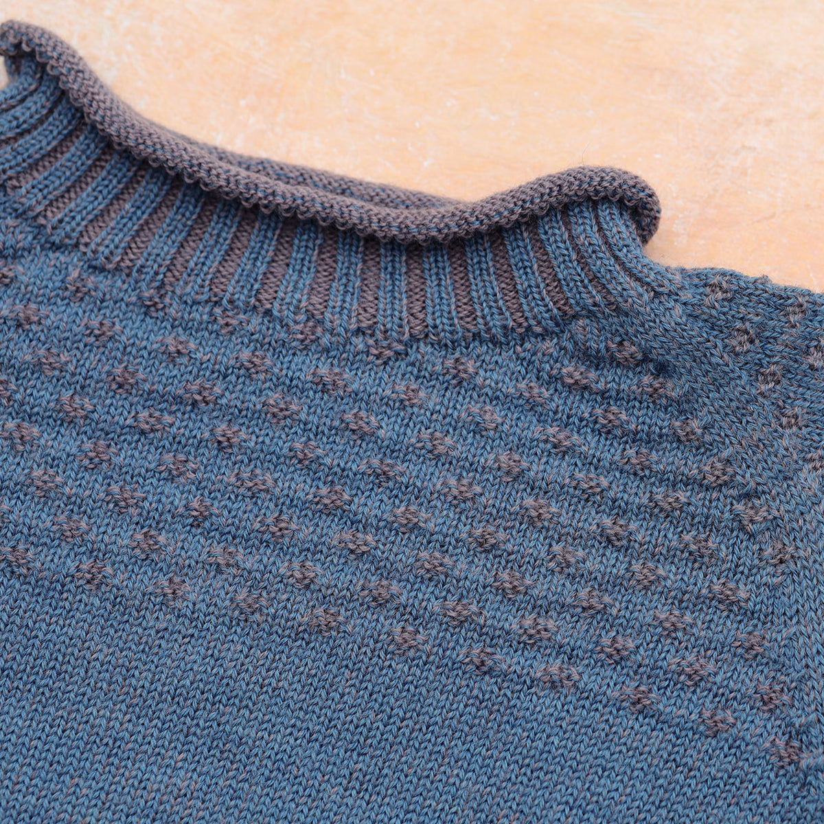 Smocked Baby Jumper - 100% Organic Plant Dyed GOTS Merino Wool (0-3y)
