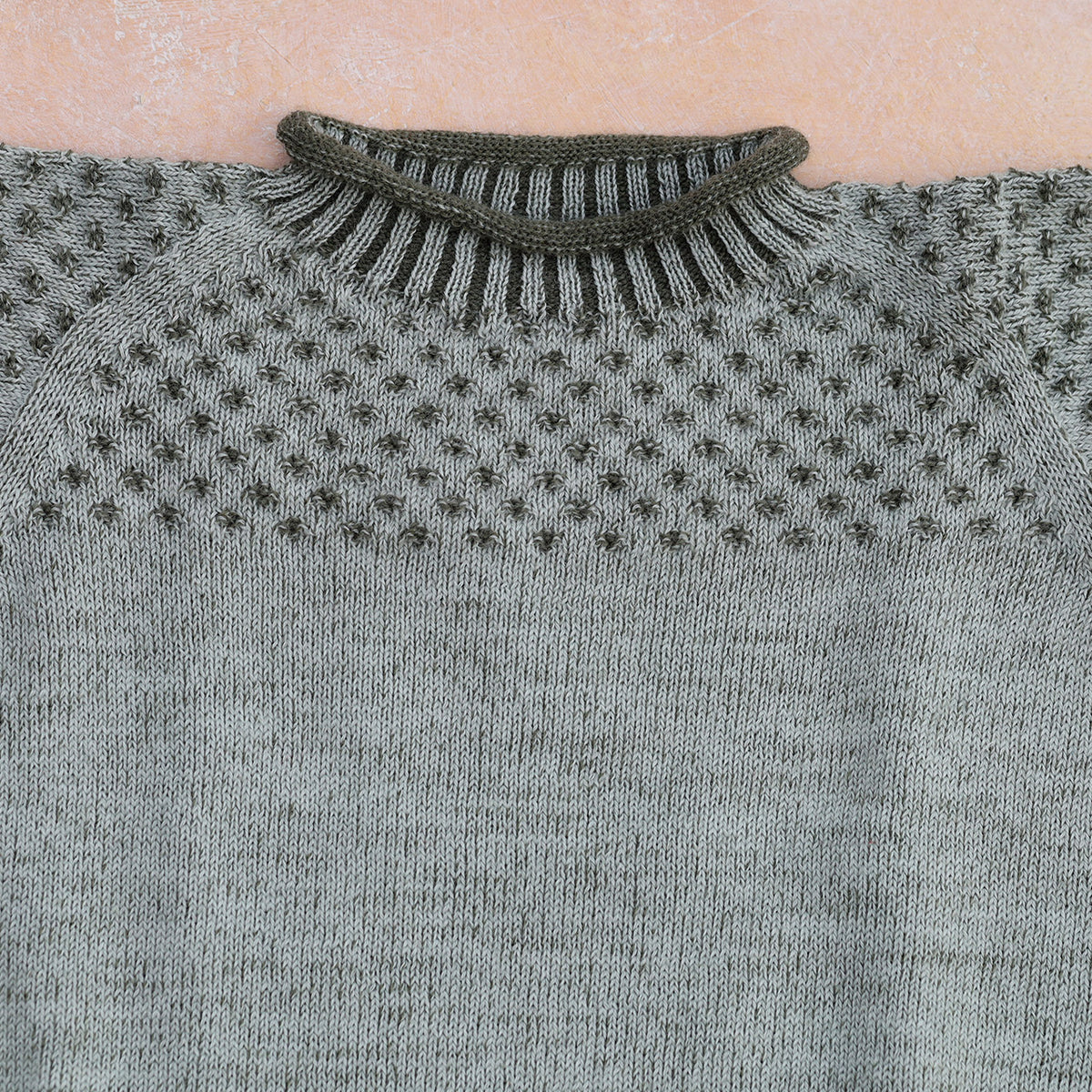Smocked Baby Jumper - 100% Organic Plant Dyed GOTS Merino Wool (0-3y)