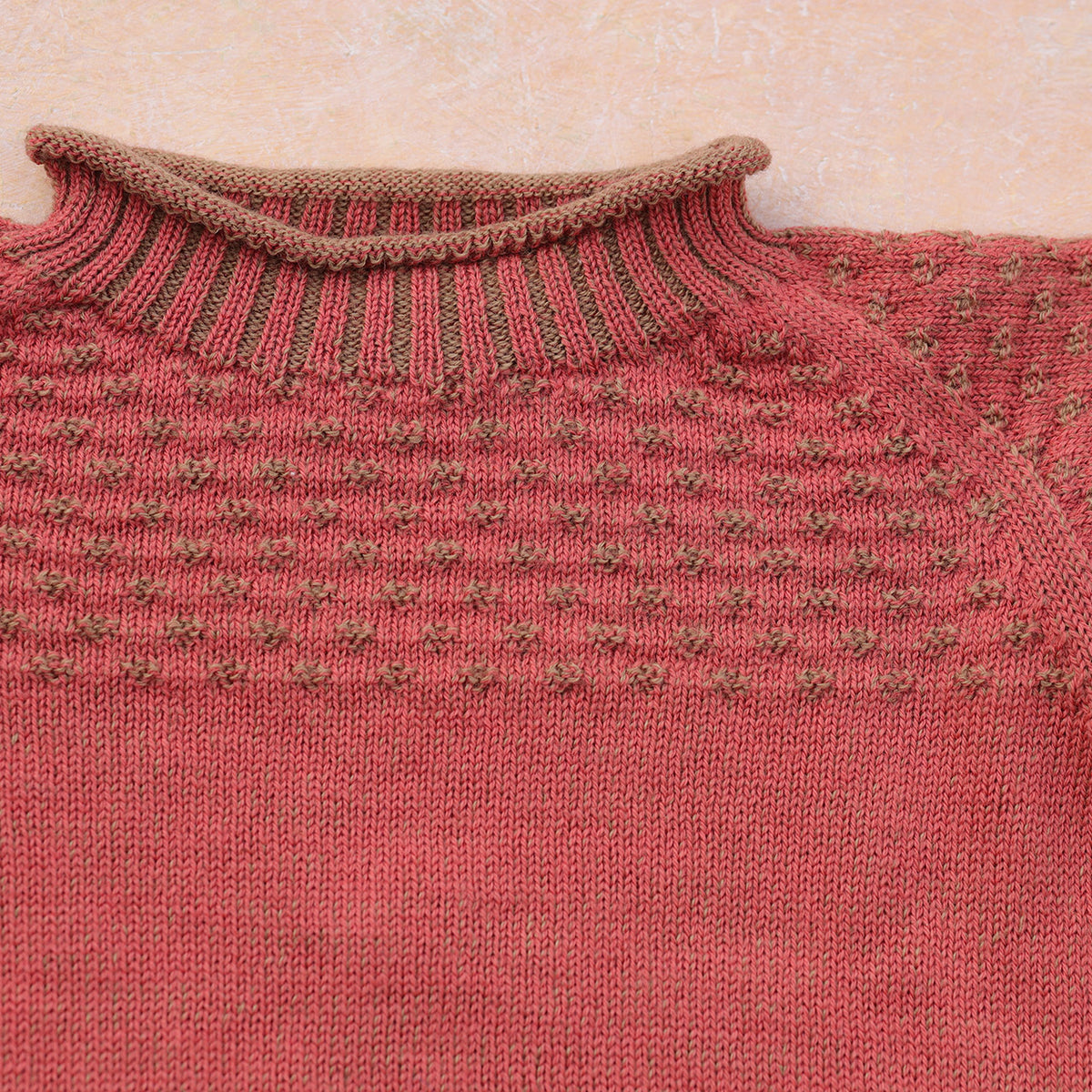 Smocked Baby Jumper - 100% Organic Plant Dyed GOTS Merino Wool (0-3y)