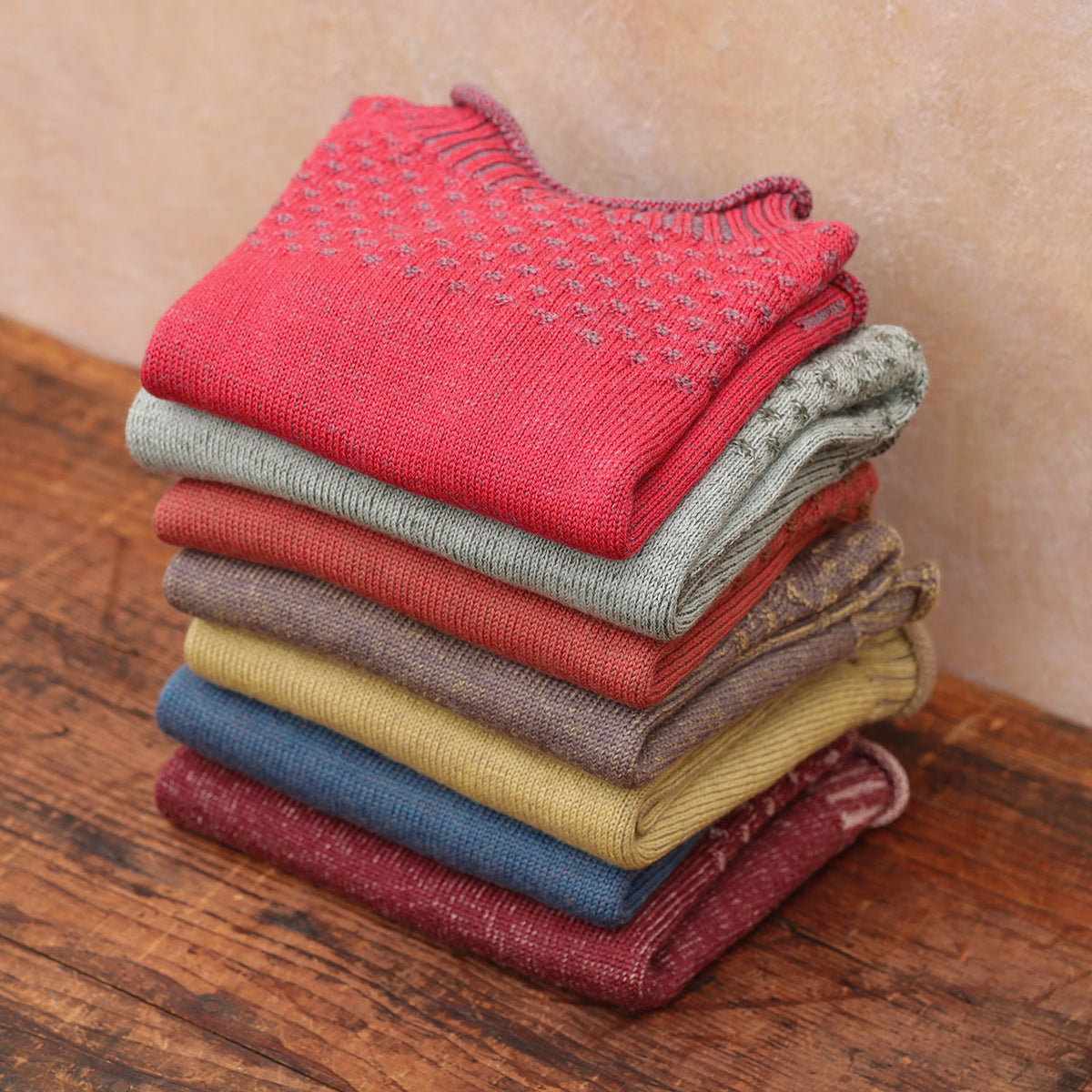 Smocked Baby Jumper - 100% Organic Plant Dyed GOTS Merino Wool (0-3y)