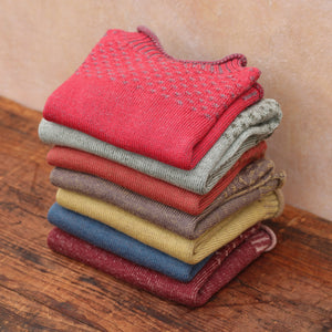 Smocked Baby Jumper - 100% Organic Plant Dyed GOTS Merino Wool (0-3y)