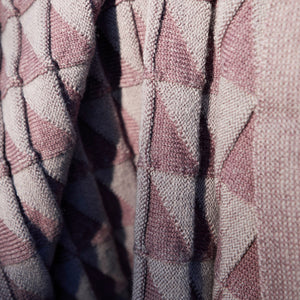 Baby Blanket Triangles - 100% Organic Plant Dyed GOTS Merino Wool (95x80m)