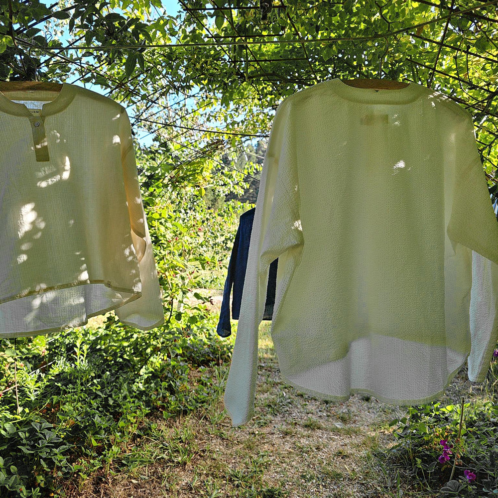 Women's Garden Shirt in Organic Seersucker