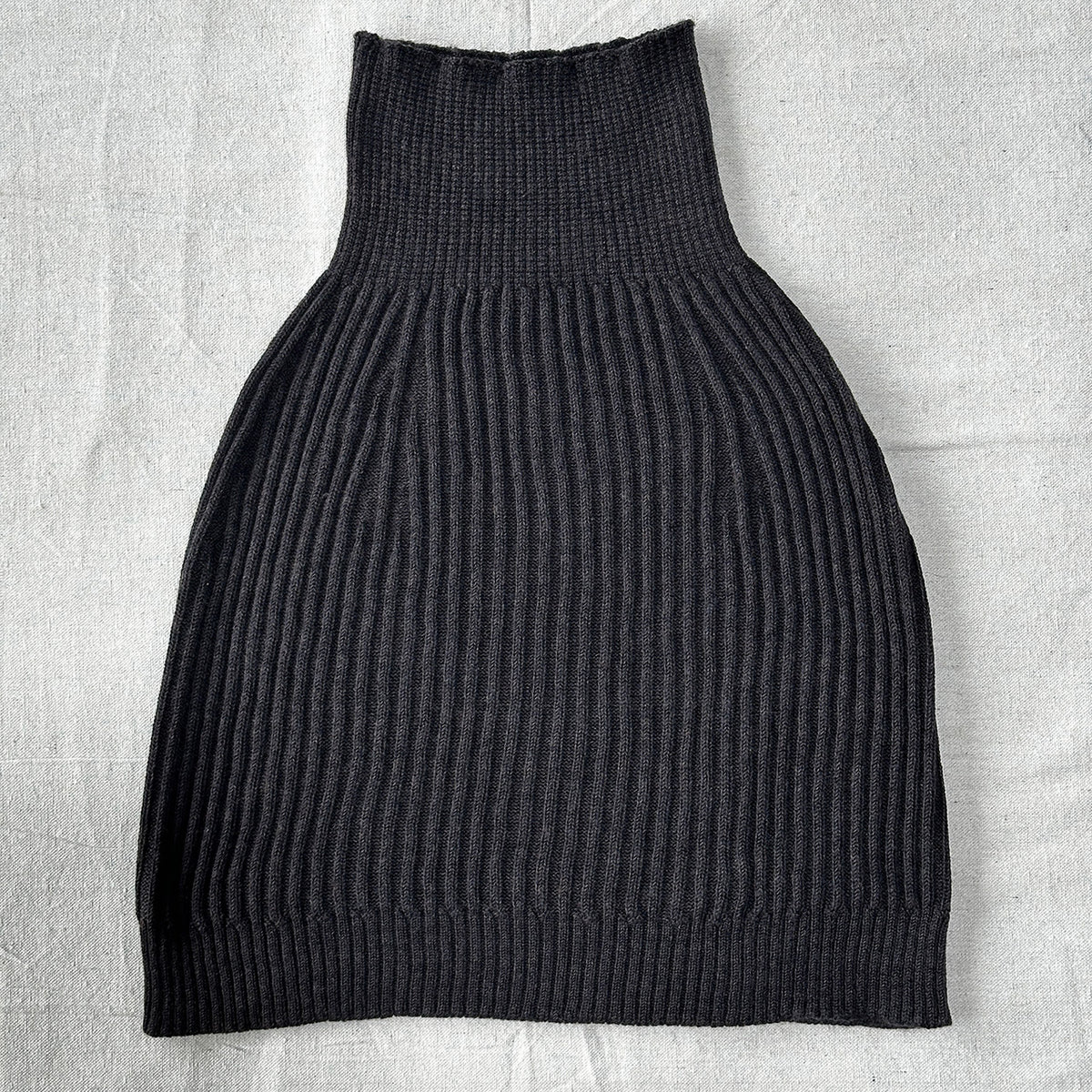 Mia Rib Knit Bellywarmer Skirt - Mini - 100% Extrafine Merino