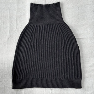Mia Rib Knit Bellywarmer Skirt - Mini - 100% Extrafine Merino