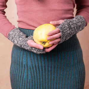 Mia Rib Knit Bellywarmer Skirt - Mini - 100% Extrafine Merino