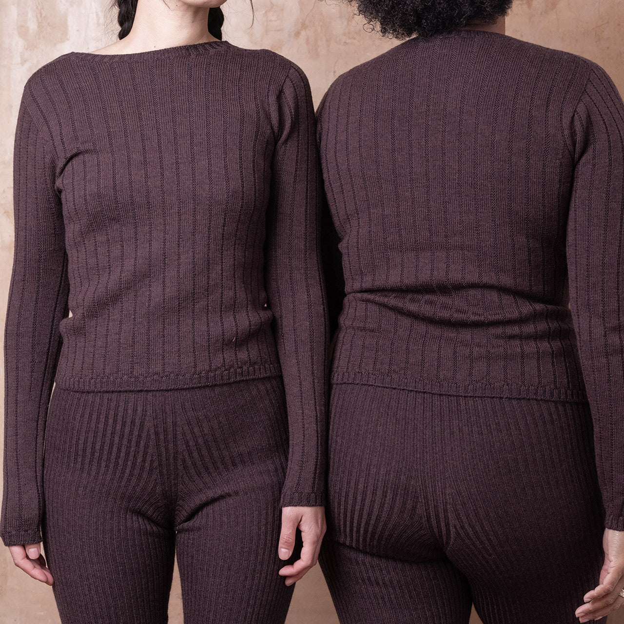 Nico Pullover - 100% Extra Fine Merino - Dark Chocolate *Pre-Order