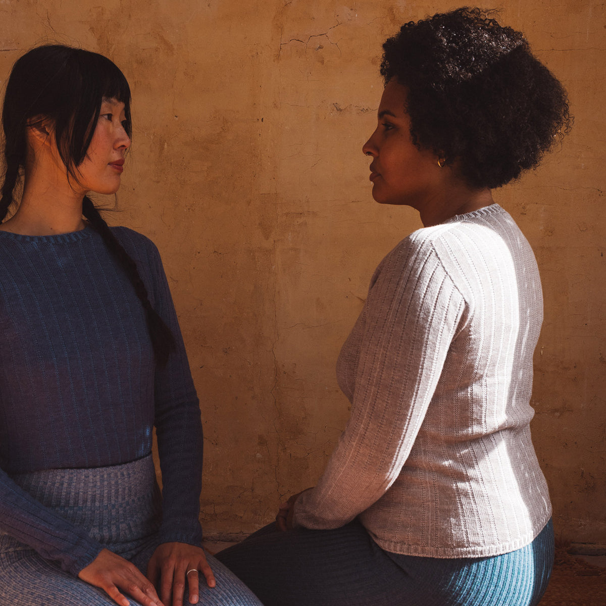 Nico Pullover - 100% Extra Fine Merino - Warm Grey