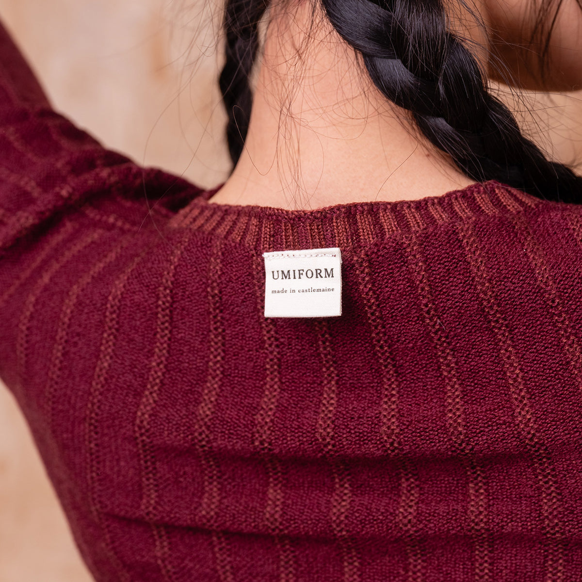 Nico Pullover - 100% Extra Fine Merino - Marsala *Pre-Order