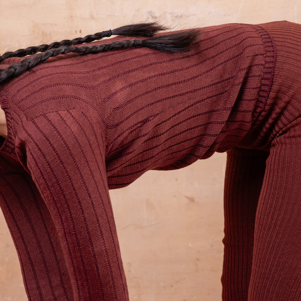 Nico Pullover - 100% Extra Fine Merino - Marsala *Pre-Order