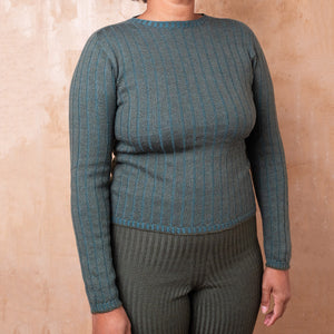 Nico Pullover - 100% Extra Fine Merino - Olive