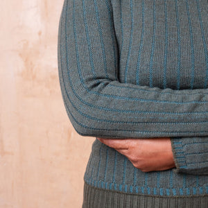 Nico Pullover - 100% Extra Fine Merino - Olive