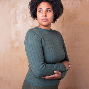 Nico Pullover - 100% Extra Fine Merino - Olive
