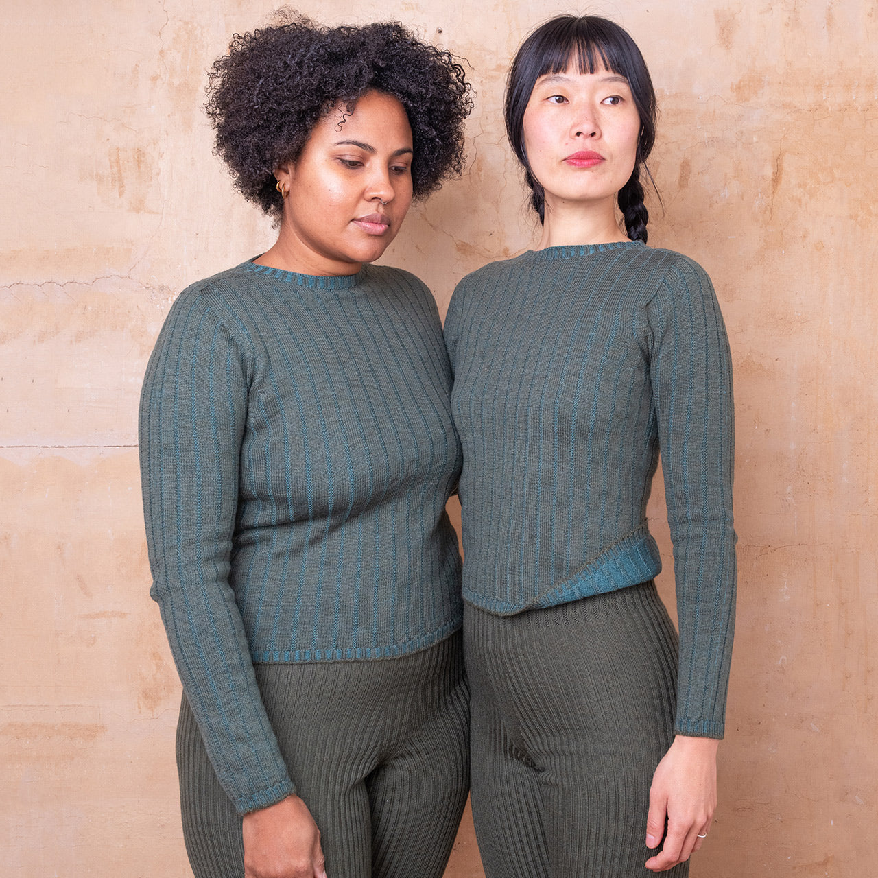 Nico Pullover - 100% Extra Fine Merino - Olive