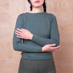 Nico Pullover - 100% Extra Fine Merino - Olive