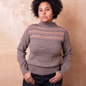 Fara Fairisle Vintage Yoke Sweater - Highland Wool