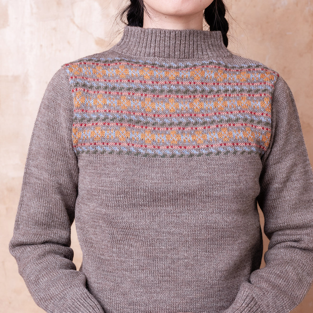 Fara Fairisle Vintage Yoke Sweater - Highland Wool