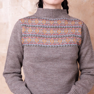 Fara Fairisle Vintage Yoke Sweater - Highland Wool