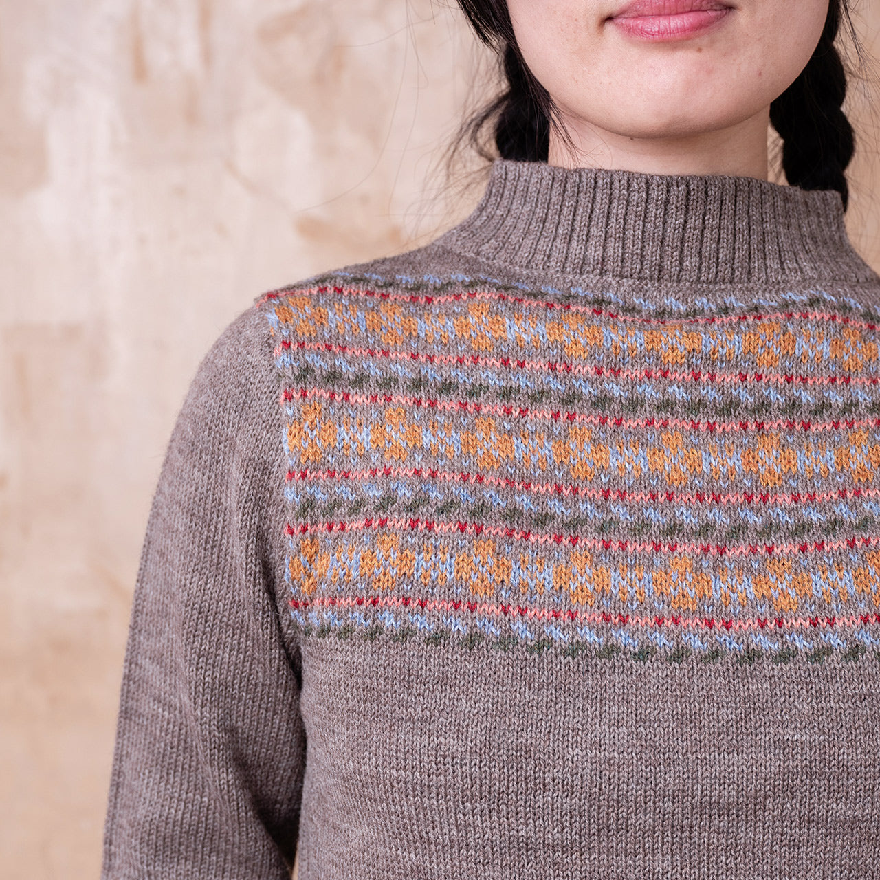 Fara Fairisle Vintage Yoke Sweater - Highland Wool