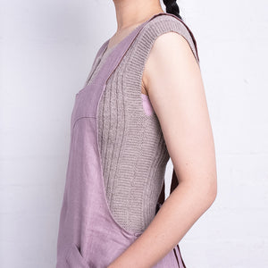 Women's Rico Vest - 100% Baby Alpaca - Forest Green Melange (S-L)