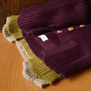 Women's Rico Vest - 100% Baby Alpaca - Aubergine (S-M)