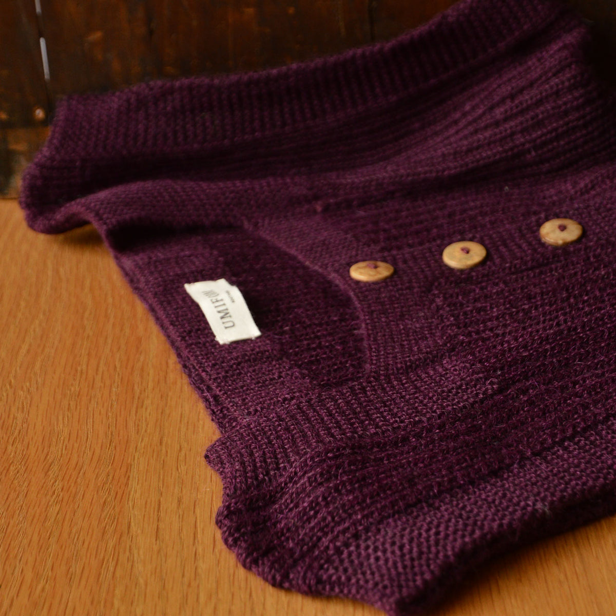 Women's Rico Vest - 100% Baby Alpaca - Aubergine (S-M) *Returning 2026