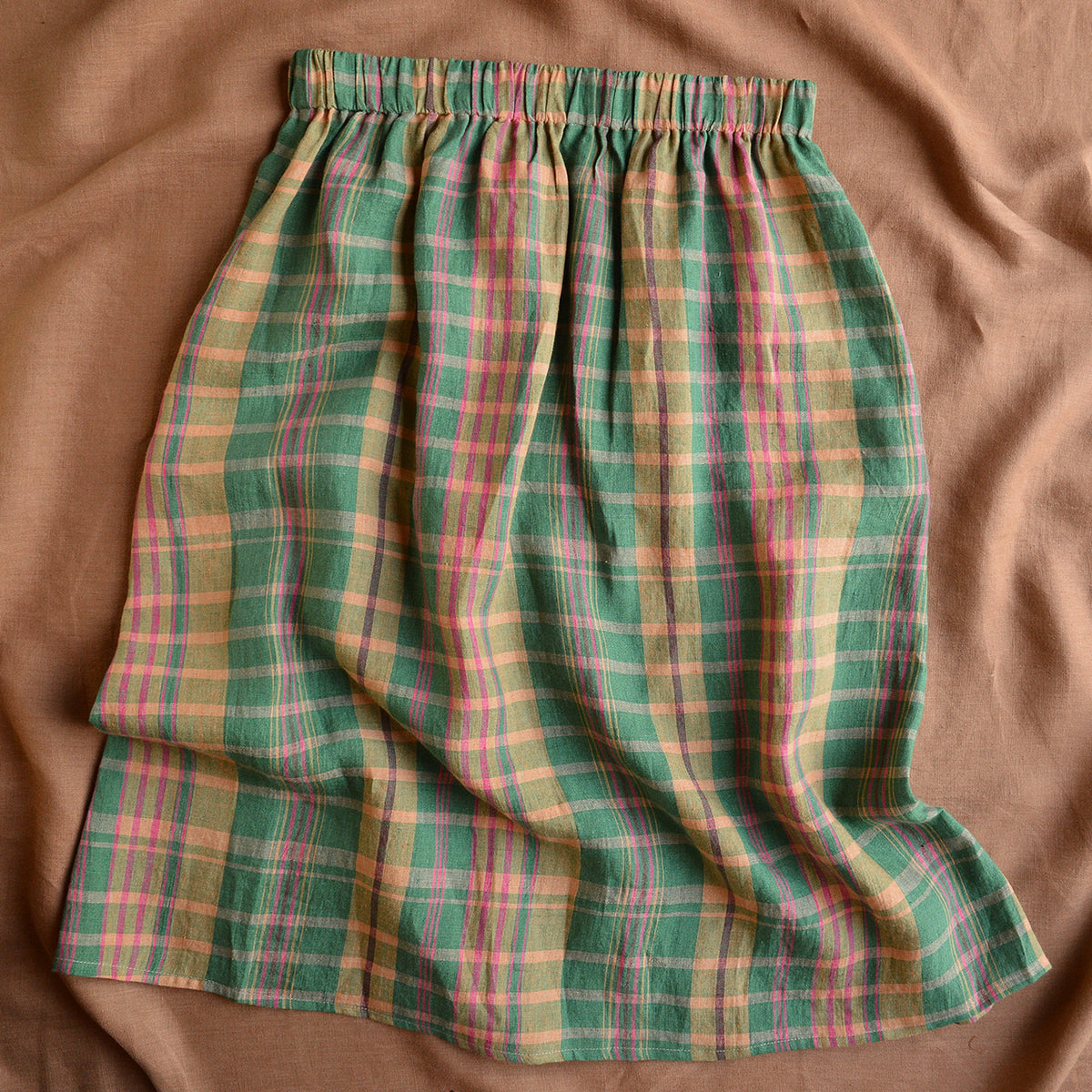 Pocket Skirt - 100% European Linen - Mad Hatter (Women S-L)