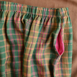 Pocket Skirt - 100% European Linen - Mad Hatter (Women S-L)