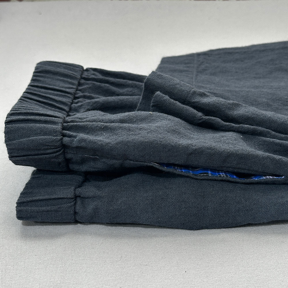 Market Pants - Organic Cotton/Recycled Linen - Diesel Blue