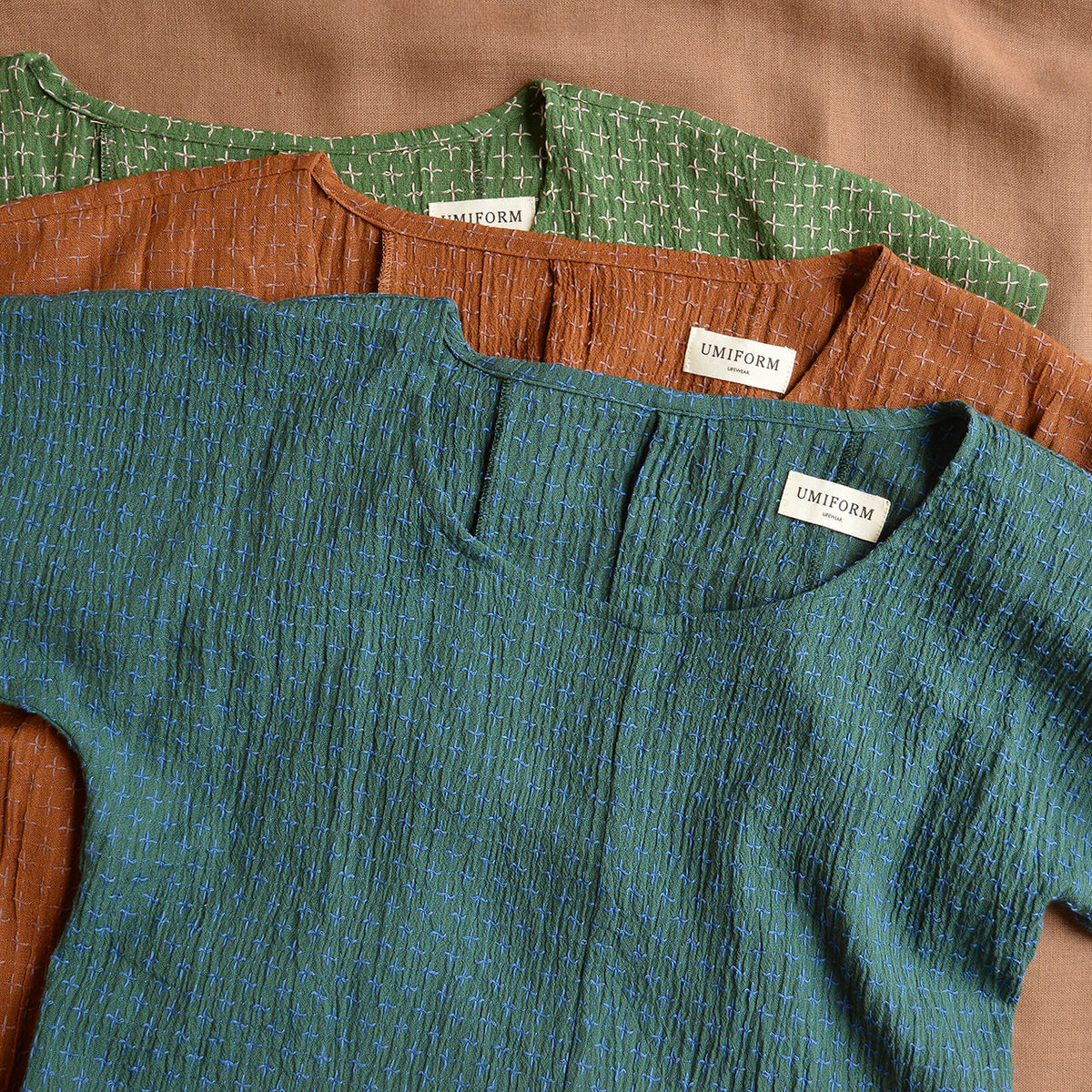 Cross Stitch Pieces Top - 100% Indian Cotton Muslin - Sweet Pea (Women S-L)