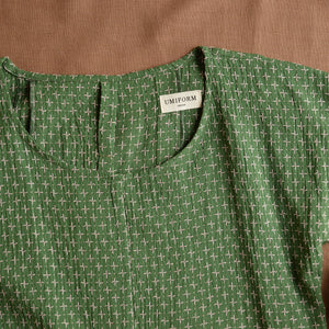 Cross Stitch Pieces Top - 100% Indian Cotton Muslin - Sweet Pea (Women S-L)