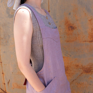 Women's Rico Vest - 100% Baby Alpaca - Forest Green Melange (S-L)