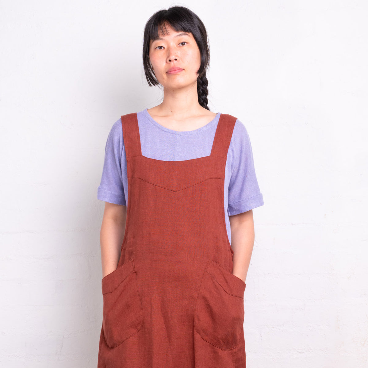 Women's Hemp Pieces Tee - 100% Hemp - Lilac (SS2425) *Retired colour