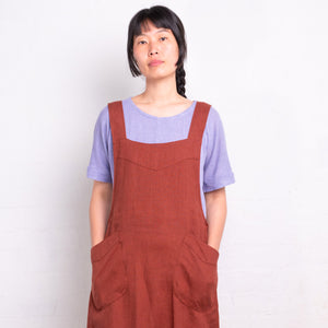 Women's Hemp Pieces Tee - 100% Hemp - Lilac