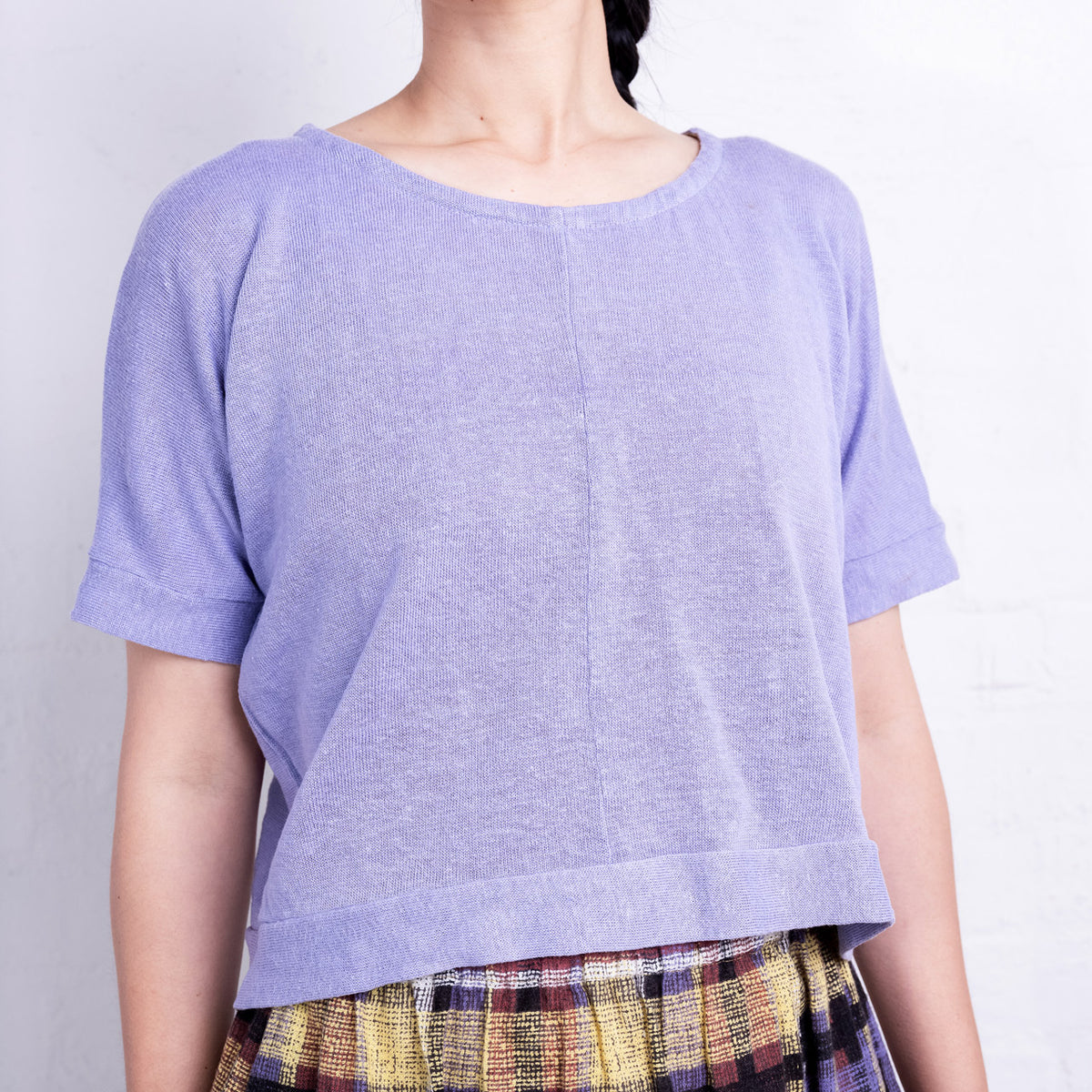 Women's Hemp Pieces Tee - 100% Hemp - Lilac (SS2425) *Retired colour