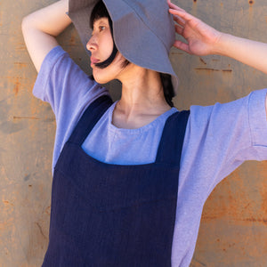 Women's Hemp Pieces Tee - 100% Hemp - Lilac