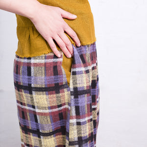 Pocket Skirt - Organic Linen/Cotton - Ito Tartan (Women S-L)