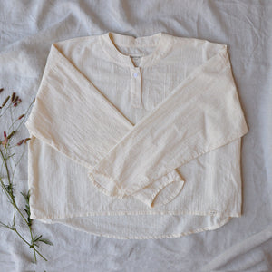 Women's Garden Shirt in Organic Cotton Crepe